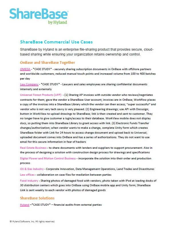 Solutions ShareBase For Commercial Space Kyocera Software Document Management Thumb, Executive OfficeLinx, Monroe, LA, Kyocera, Sharp, Dealer, Reseller, Louisiana