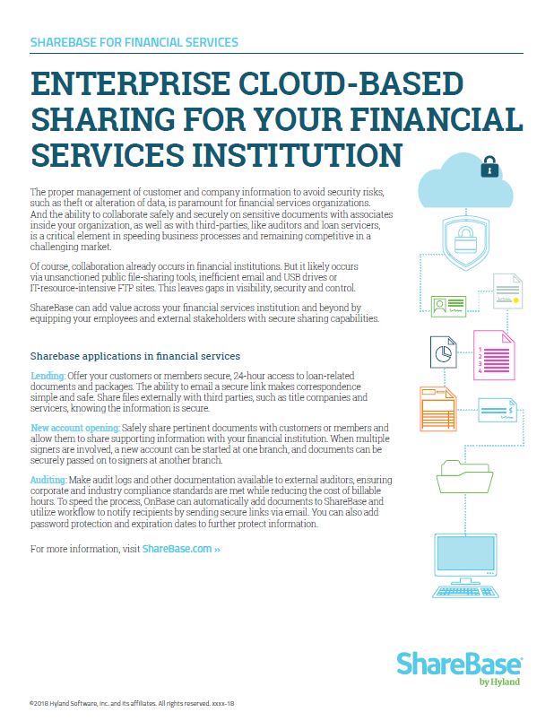 Solutions ShareBase For Financial Services Kyocera Software Document Management Thumb, Executive OfficeLinx, Monroe, LA, Kyocera, Sharp, Dealer, Reseller, Louisiana